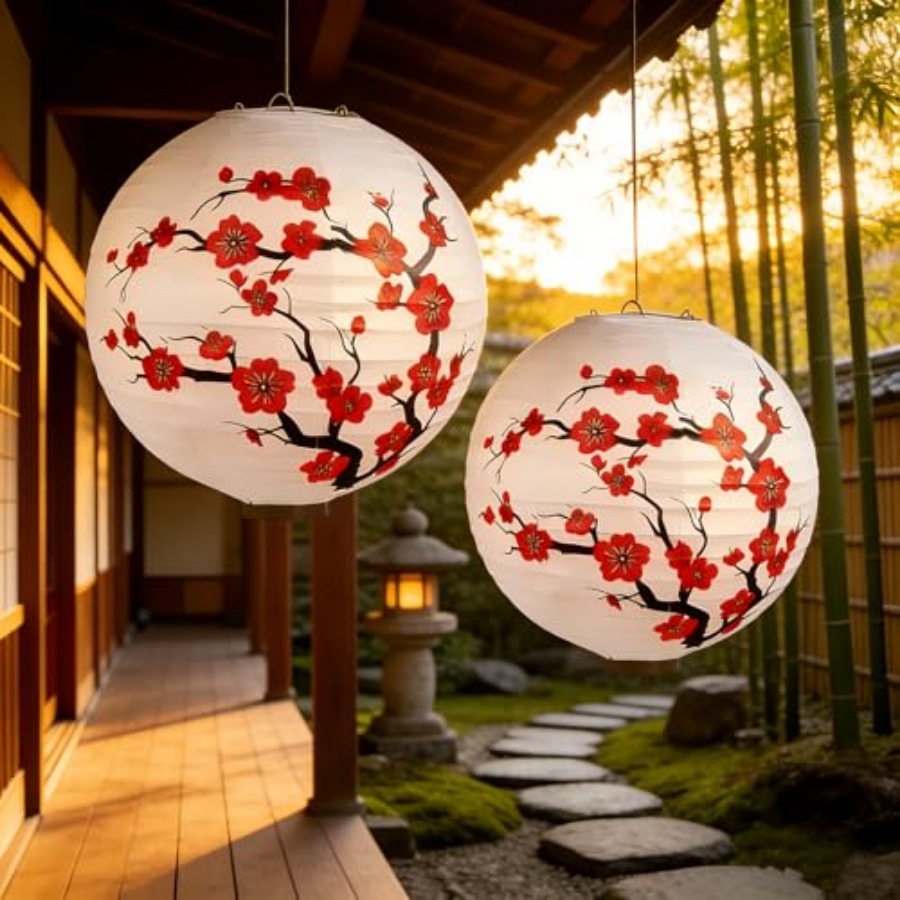 6Pack Chinese New Year Decorat - Japanese Lantern Paper review and price