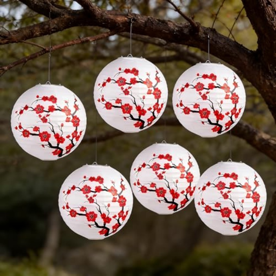 6Pack Chinese New Year Decorat - Japanese Lantern Paper review and price