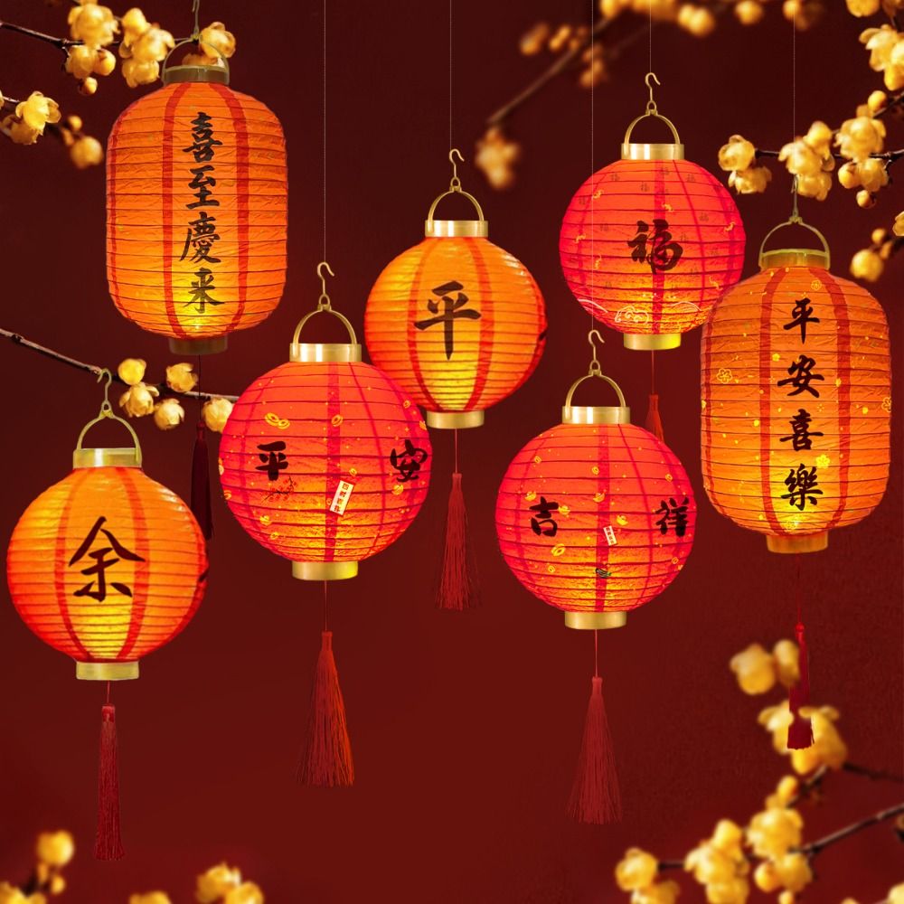 With Lighting Chinese Lantern  - Japanese Lantern Paper review and price