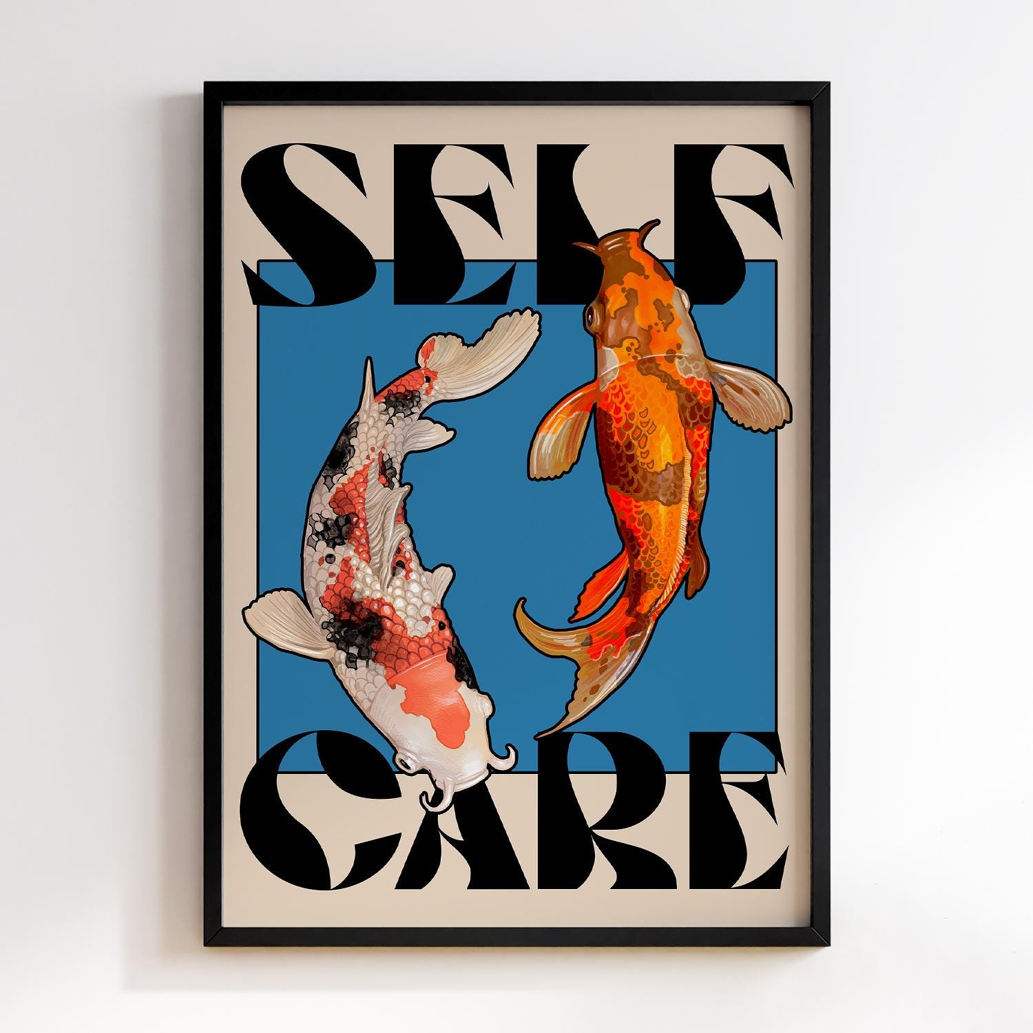 Koi Fish Poster Yayoi Kusama I - Japanese Minimalist Lifestyle review and price