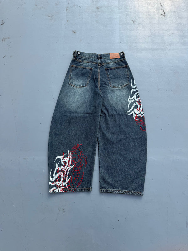 Harajuku Gothic Y2K Denim Pant - Japanese Lifestyle Goods review and price