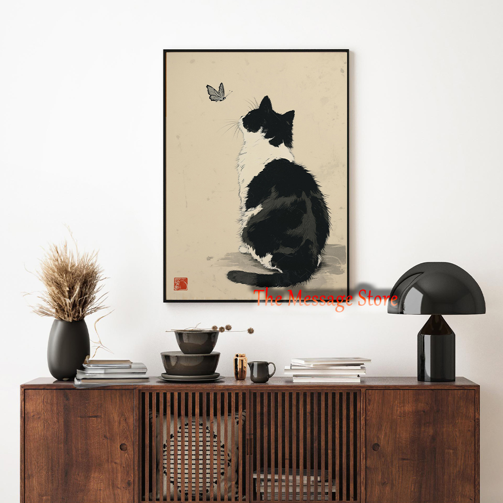 Black Cow Cat Japanese Minimal - Japanese Minimalist Lifestyle review and price