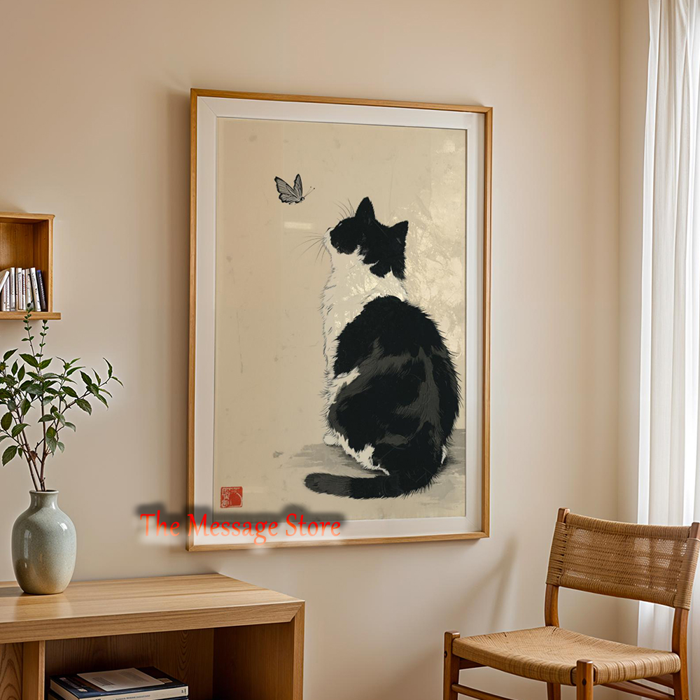 Black Cow Cat Japanese Minimal - Japanese Minimalist Lifestyle review and price