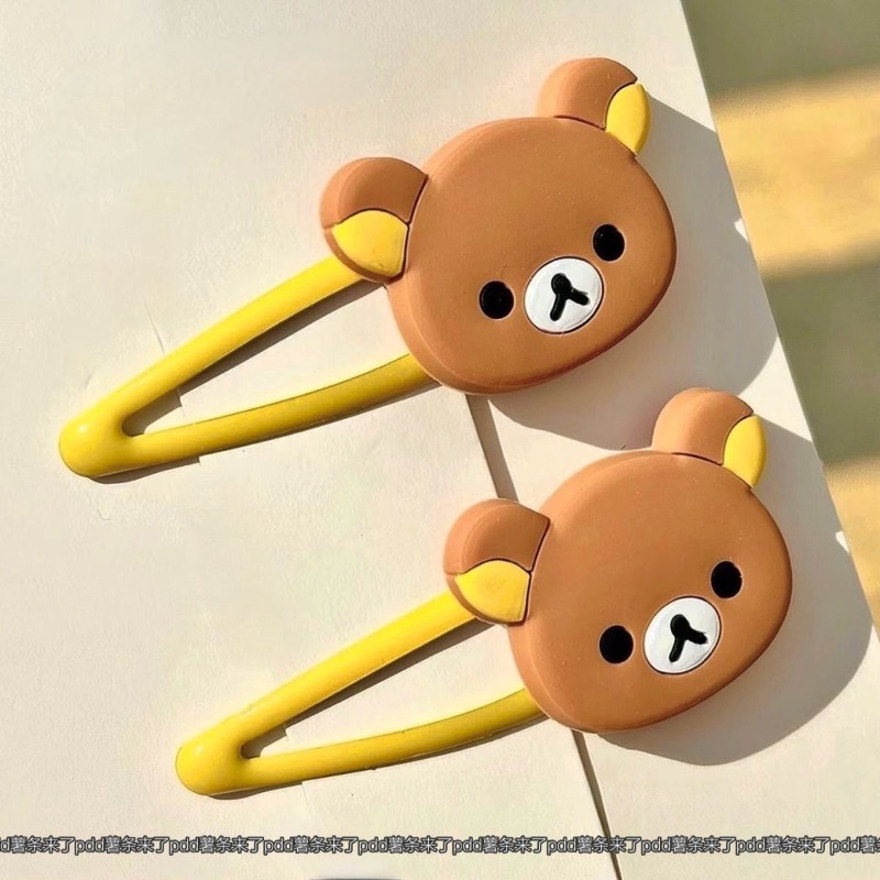 Cute Rilakkuma Cartoon Hair Cl - Japanese Lifestyle Goods review and price