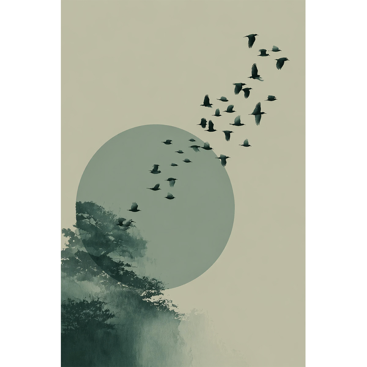 1PC  Wabi-sabi Style Poster Fe - Japanese Minimalist Lifestyle review and price